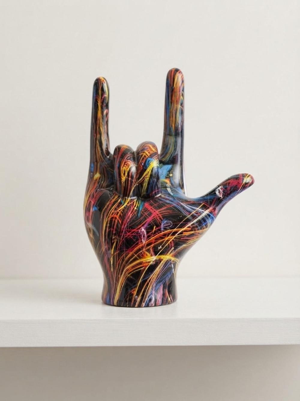 NEW Multicolor Rock Hand (0328)
